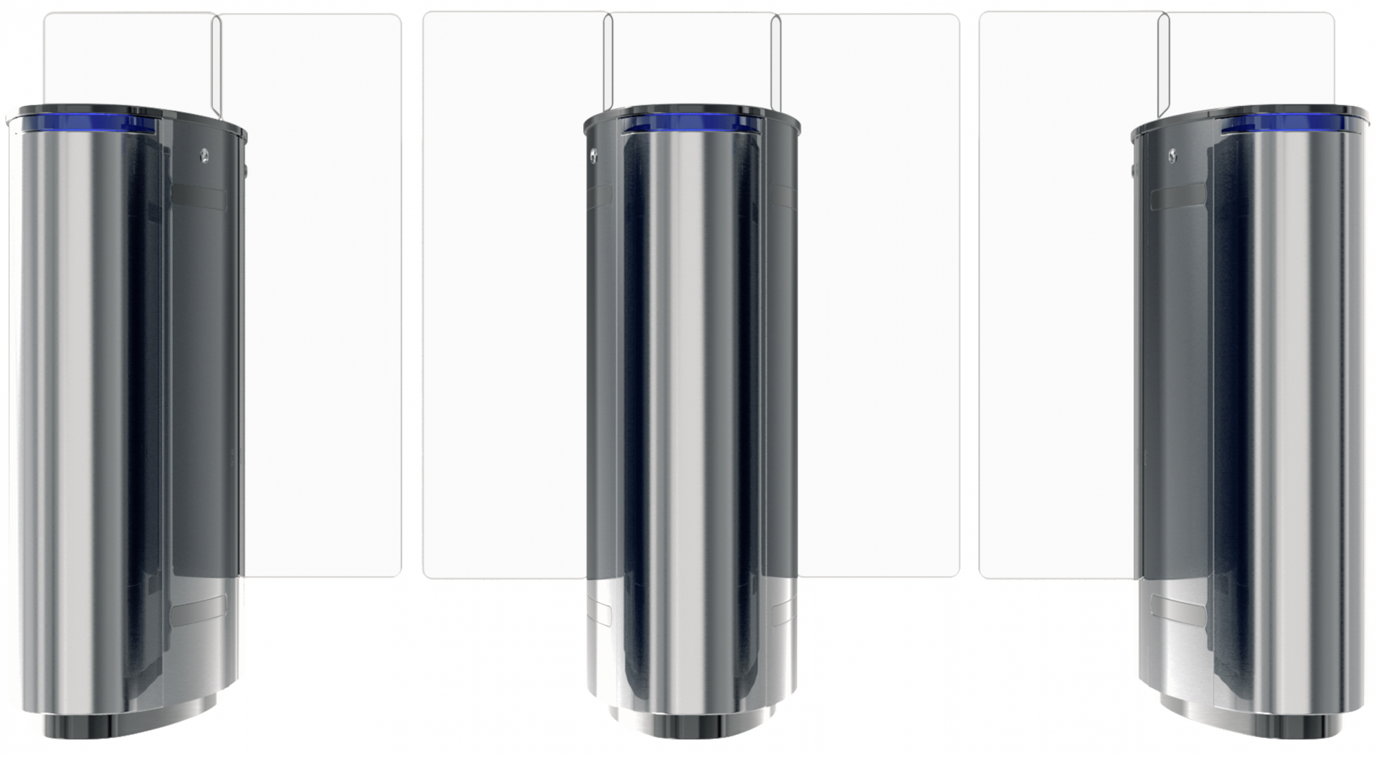 Турникет с раздвижными створками скоростной автоматический БЛОКПОСТ СКП 1200