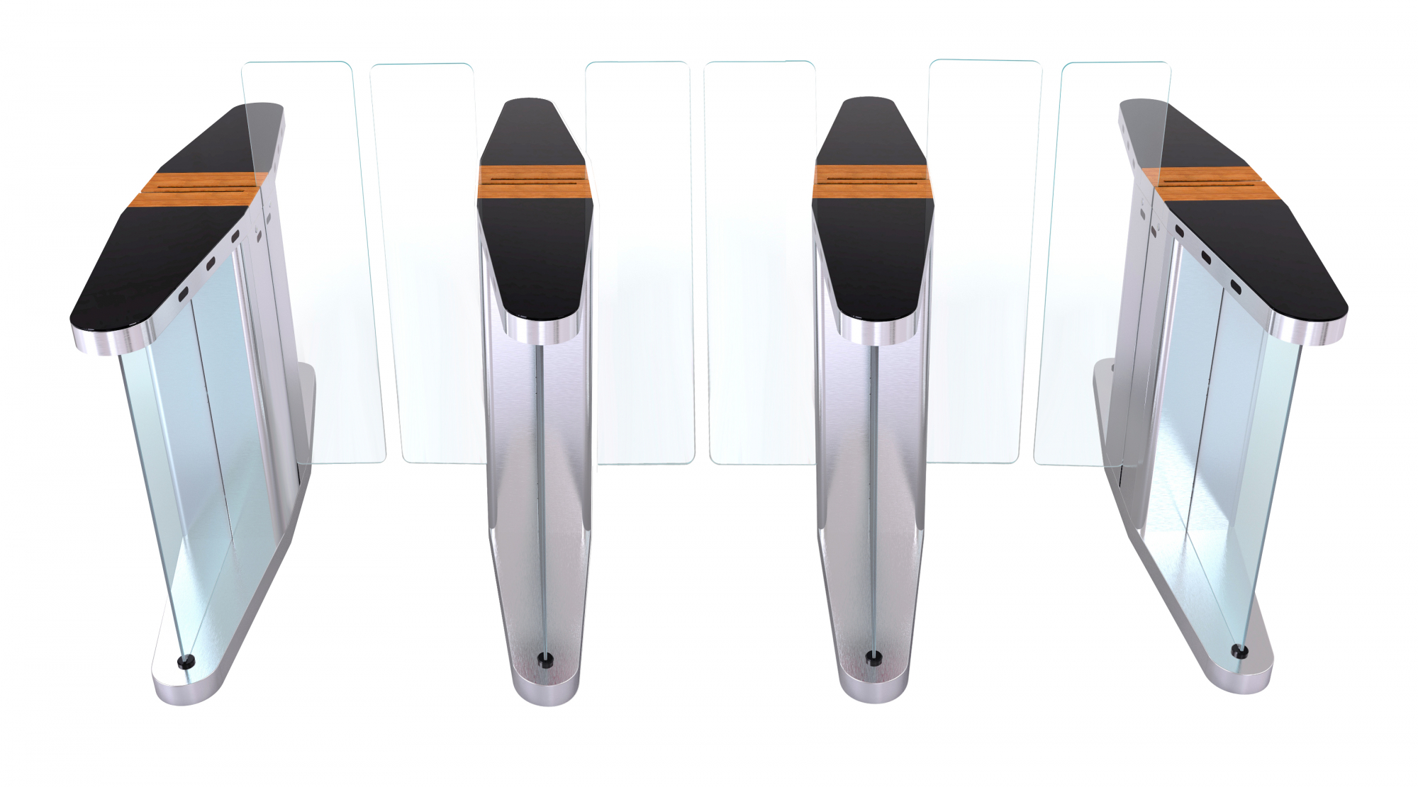 Турникет с раздвижными створками скоростной автоматический СКП 800