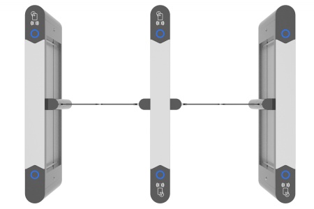 Турникет распашной автоматический БЛОКПОСТ РСП 1400